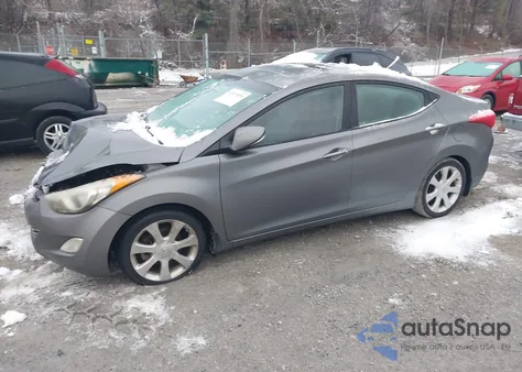 2013 Hyundai Elantra Limited из США, поврежденный, VIN 5NPDH4AE5DH199972